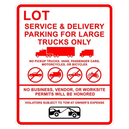 Sign Solutions Usa 30 in Height, 24 in Width, Aluminum, Vertical Rectangle DCS08DWT2430CUS00173